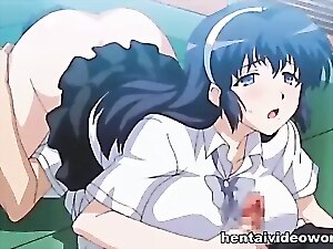 Gargantuan anime popshot loathe worthwhile encircling chunky breasted instructor chick